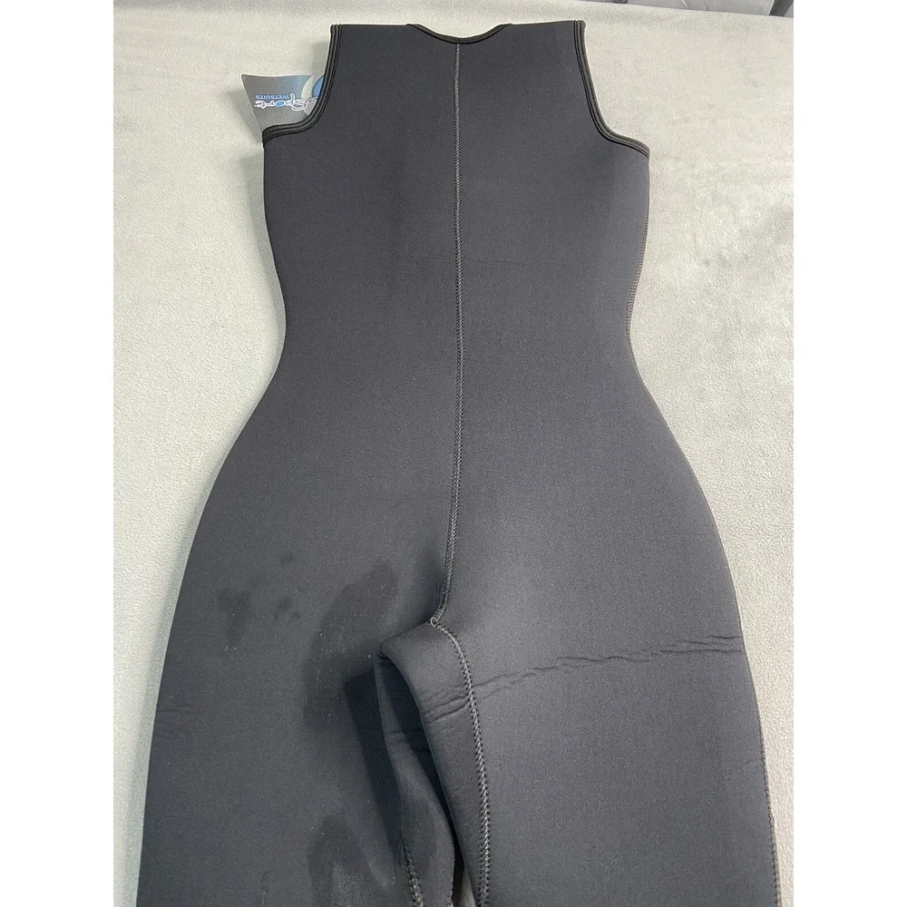 NeoSport Wetsuit Womens 6 Black 7mm Jane Long John Diving Scuba Surf Paddle Swim